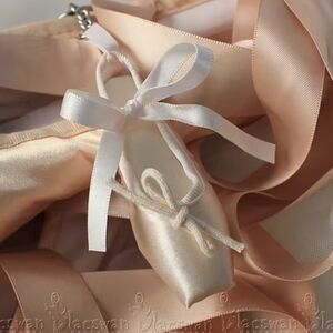Ballerina Dancer Shoe Slipper Bag Charm/ Keychain NEW
